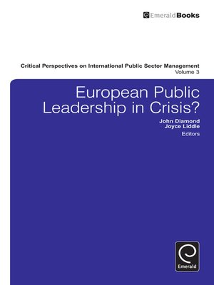 cover image of Critical Perspectives on International Public Sector Management, Volume 3